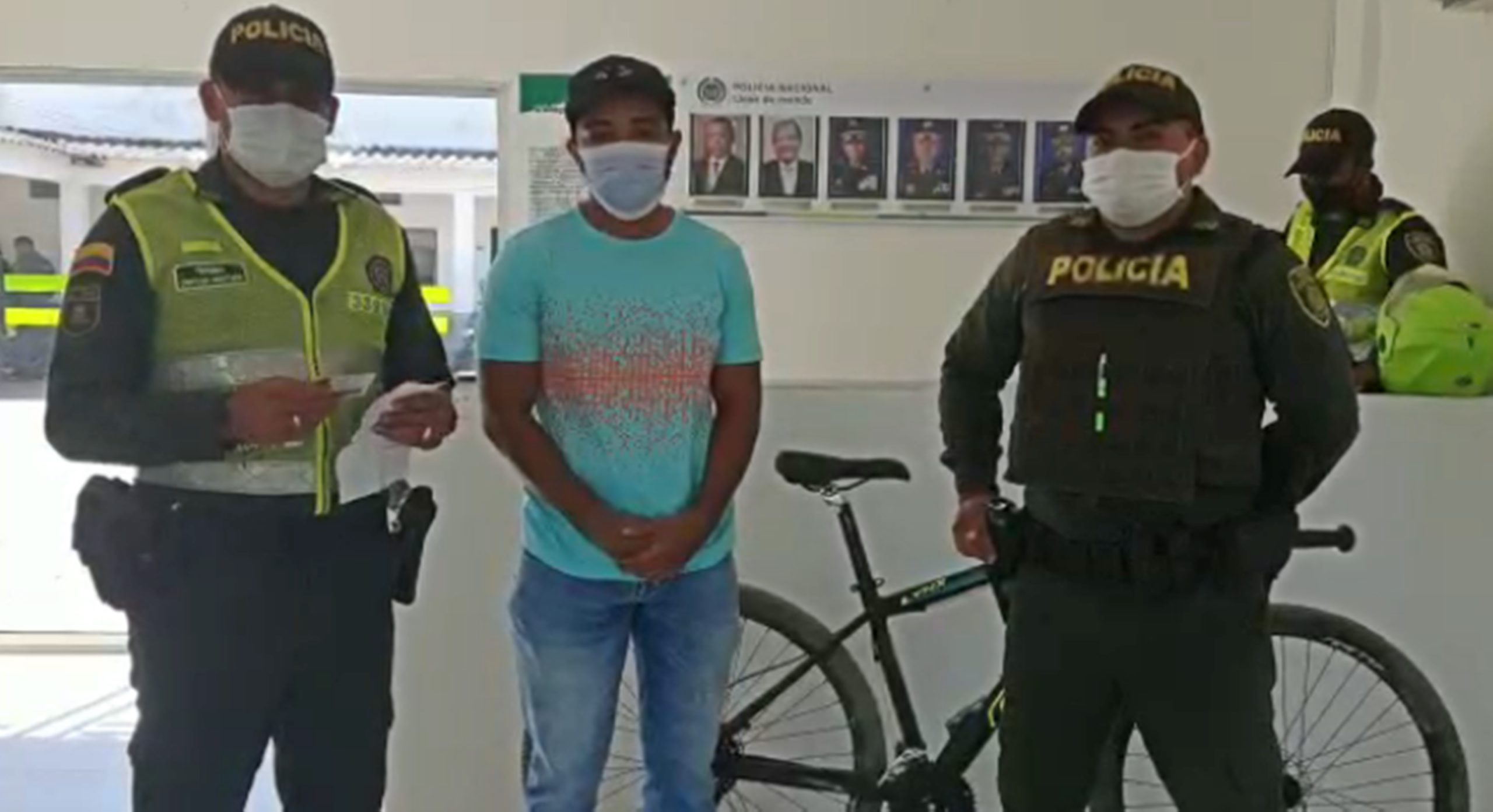 Policía de Montería recuperó y entregó bicicleta que había sido robada