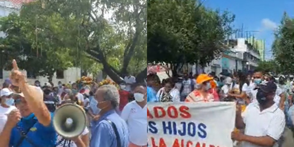 Comerciantes informales salieron a protestar a las calles de Montería, denunciando “falta de ayudas”