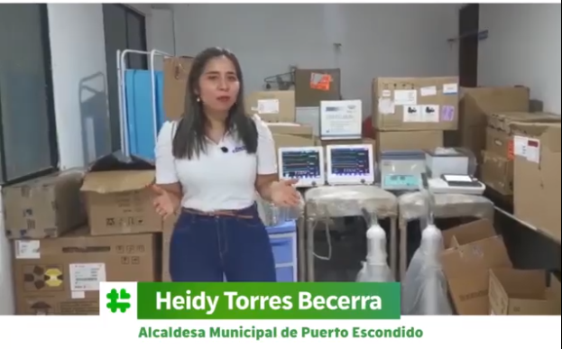Alcaldía de Puerto Escondido dotó la E.S.E Camu Cornelio Valdelamar Peña con elementos biomédicos y hospitalarios