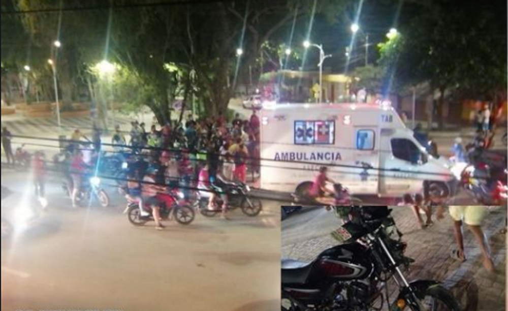 Choque de motocicletas dejó tres heridos en Lorica