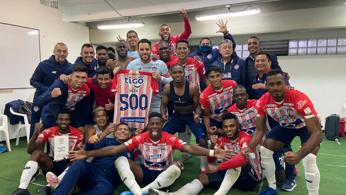 Que se vengan más, Viera alcanzó los 500 partidos con la camiseta de Junior