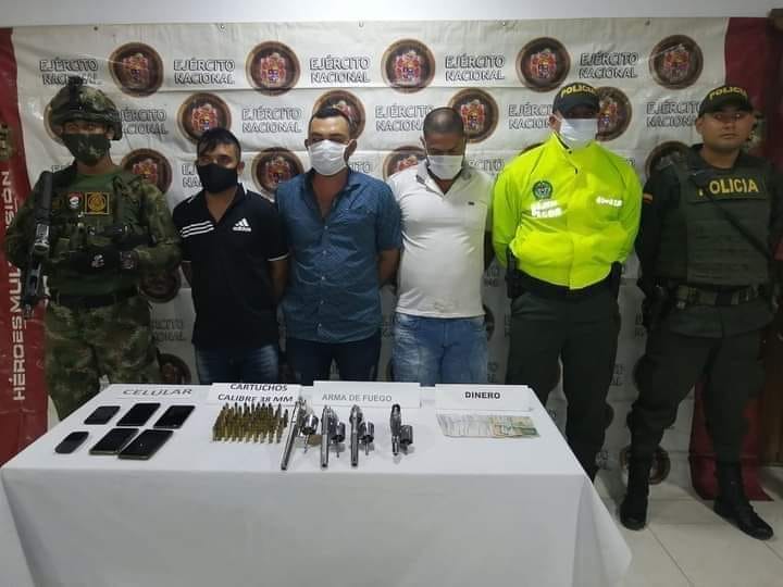 Cayeron tres presuntos integrantes del Clan del Golfo en zona rural de Montelíbano