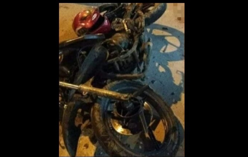 Perdió el control de su moto y casi se mata en Cereté