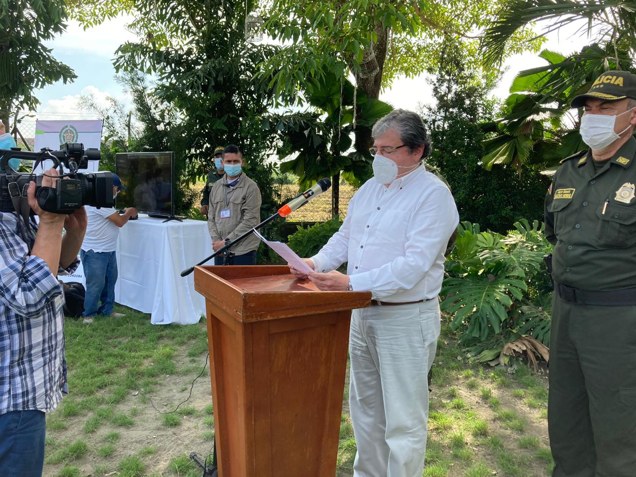 En dos semanas habrá una subestación de Policía en Ciénaga de Oro: Mindefensa