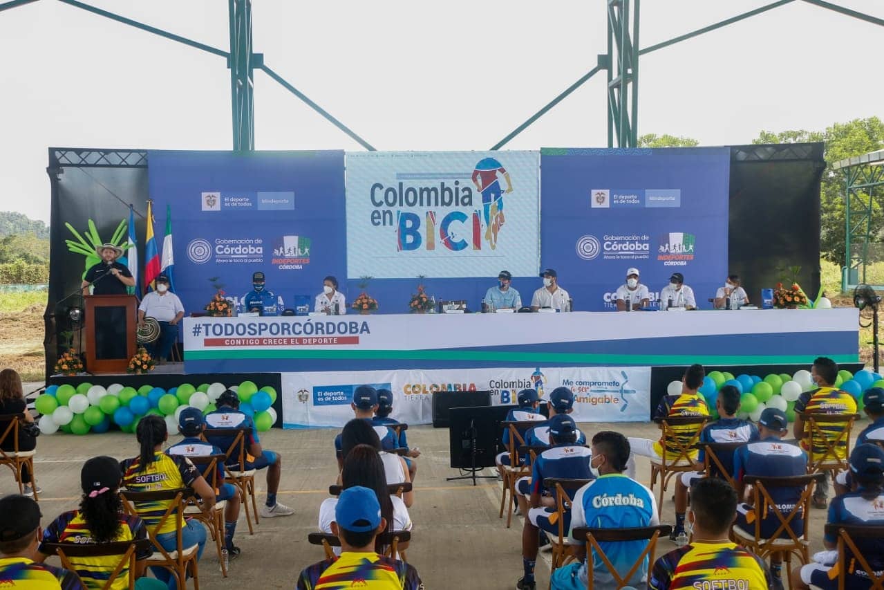 En Tierralta, lanzaron el programa ‘Colombia en Bici’ de MinDeporte