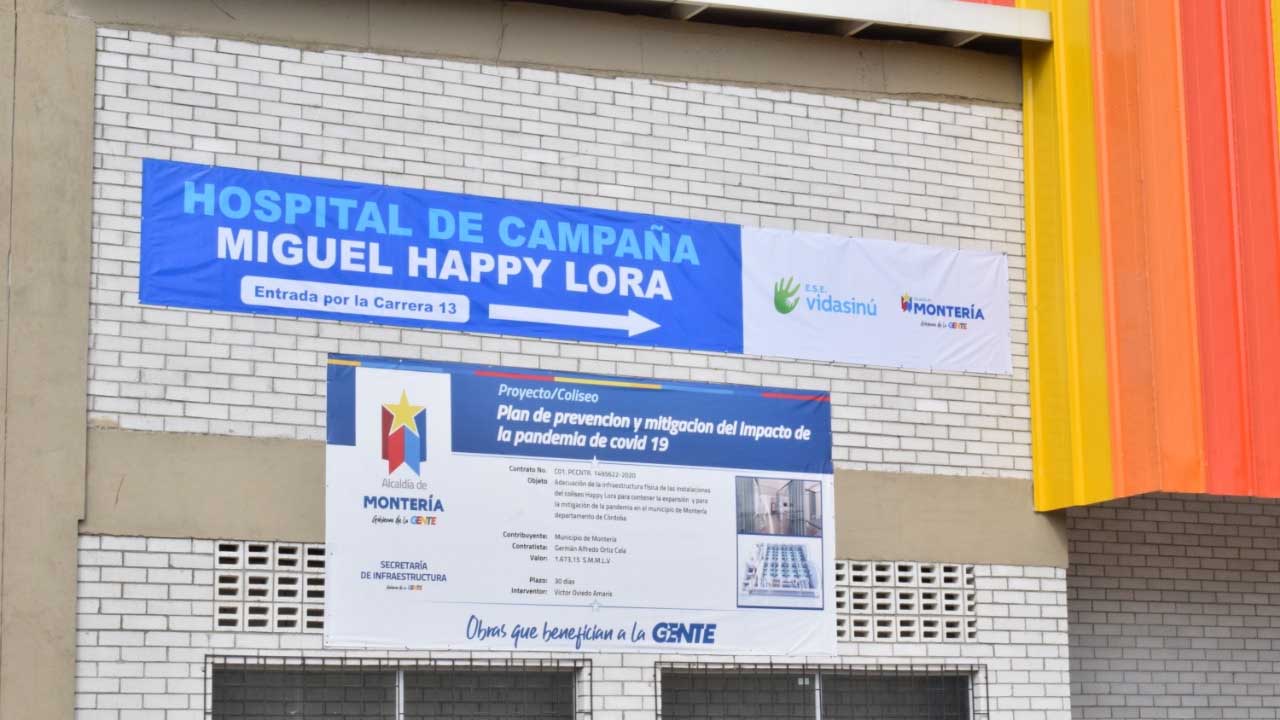 Hospital de campaña del ‘Happy’ Lora sigue en servicio pero con menor capacidad de atención