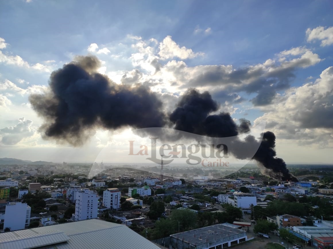 Incendio en la calle 41 de Montería no dejó heridos ni muertos