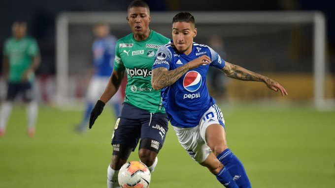 Cali y Millonarios definen hoy quien se queda con el último cupo a la Sudamericana 2021