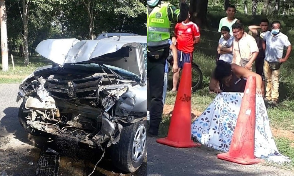 Choque entre camioneta y tractomula dejó un muerto en Sahagún