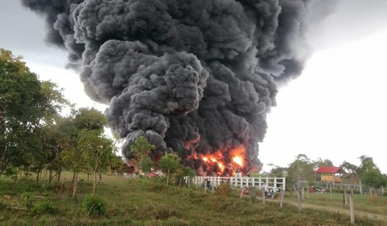 Dinamitan tramo del oleoducto Caño Limón – Coveñas, en Arauca