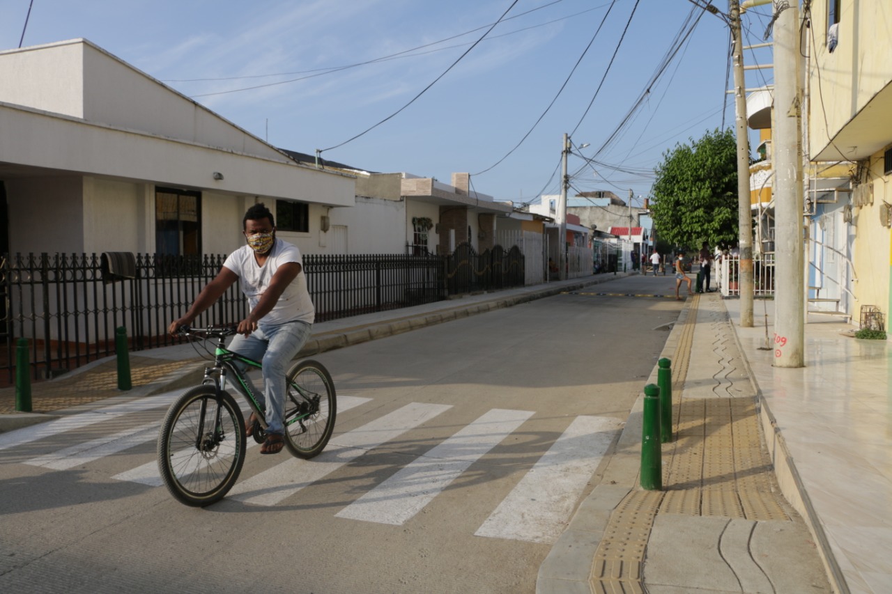 El barrio Santander tiene su primera diagonal pavimentada