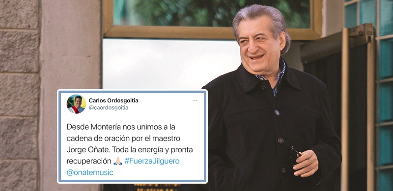 Fuerza Jilguero: alcalde Ordosgoitia pidió por la pronta recuperación de Jorge Oñate