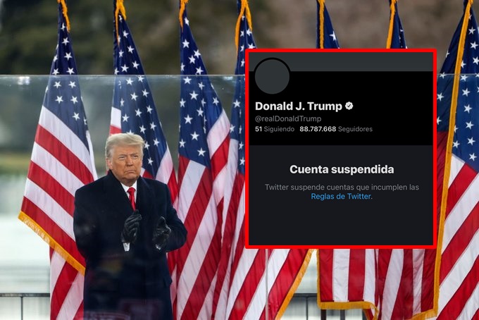 Ahora sí, Twitter suspendió permanentemente la cuenta de Donald Trump