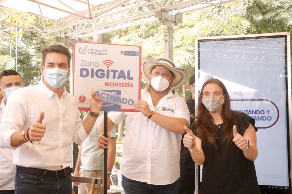 MinTIC activó Zona Digital del Parque Ronda del Sinú en Montería