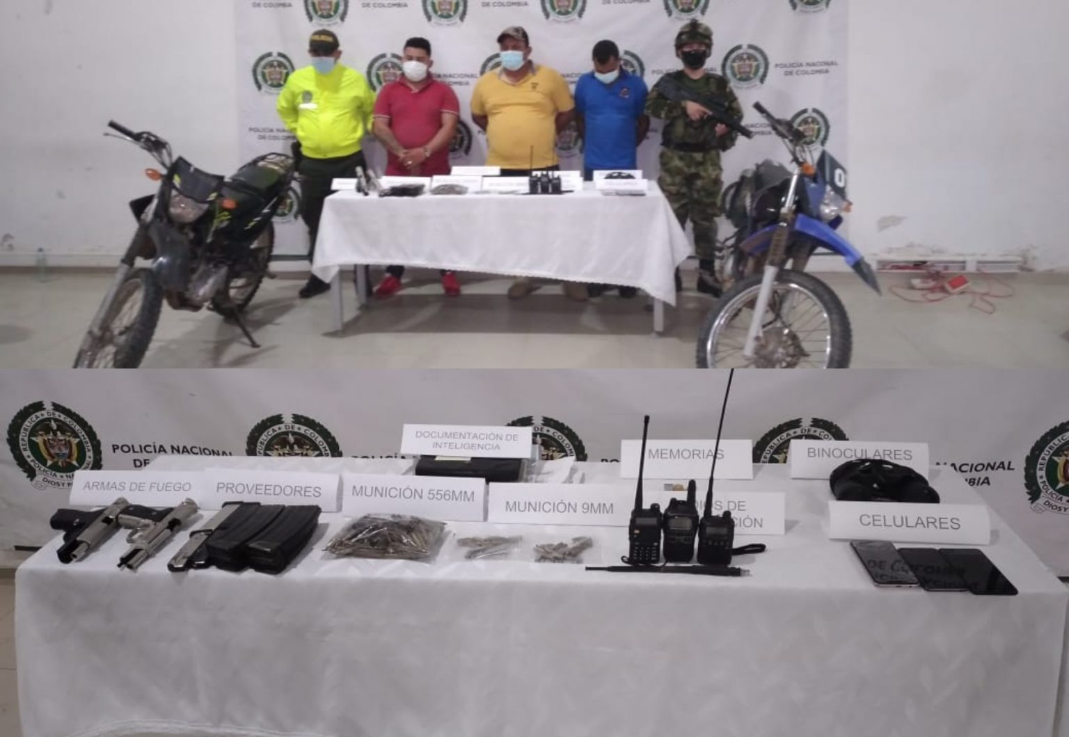 En Lorica, capturaron a tres presuntos miembros del Clan del Golfo