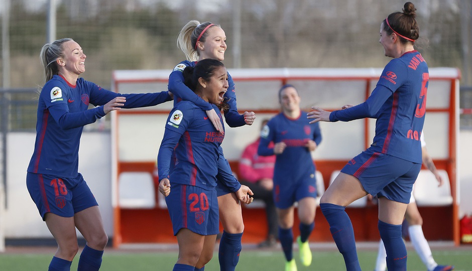 La cordobesa Leicy Santos marcó su primer gol del año con el Atlético de Madrid