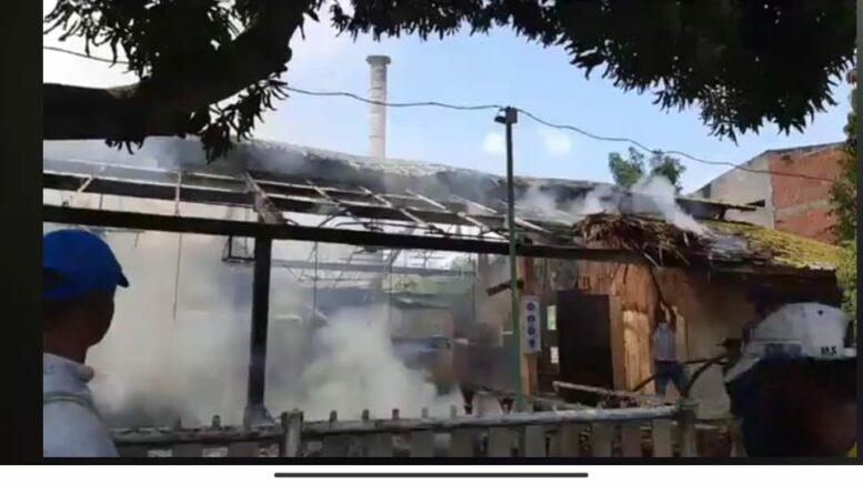 Lamentable, voraz incendio consumió restaurante Carnívoros en Cereté