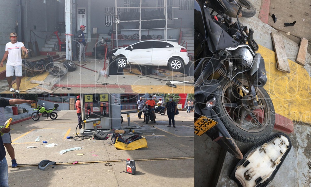 Mujer que protagonizó aparatoso accidente en San Antero aseguró que era perseguida por un carro negro