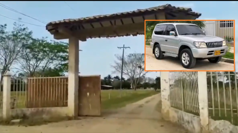 Delincuentes no aguantaron la presión y abandonaron camioneta que robaron en una casa finca en Garzones