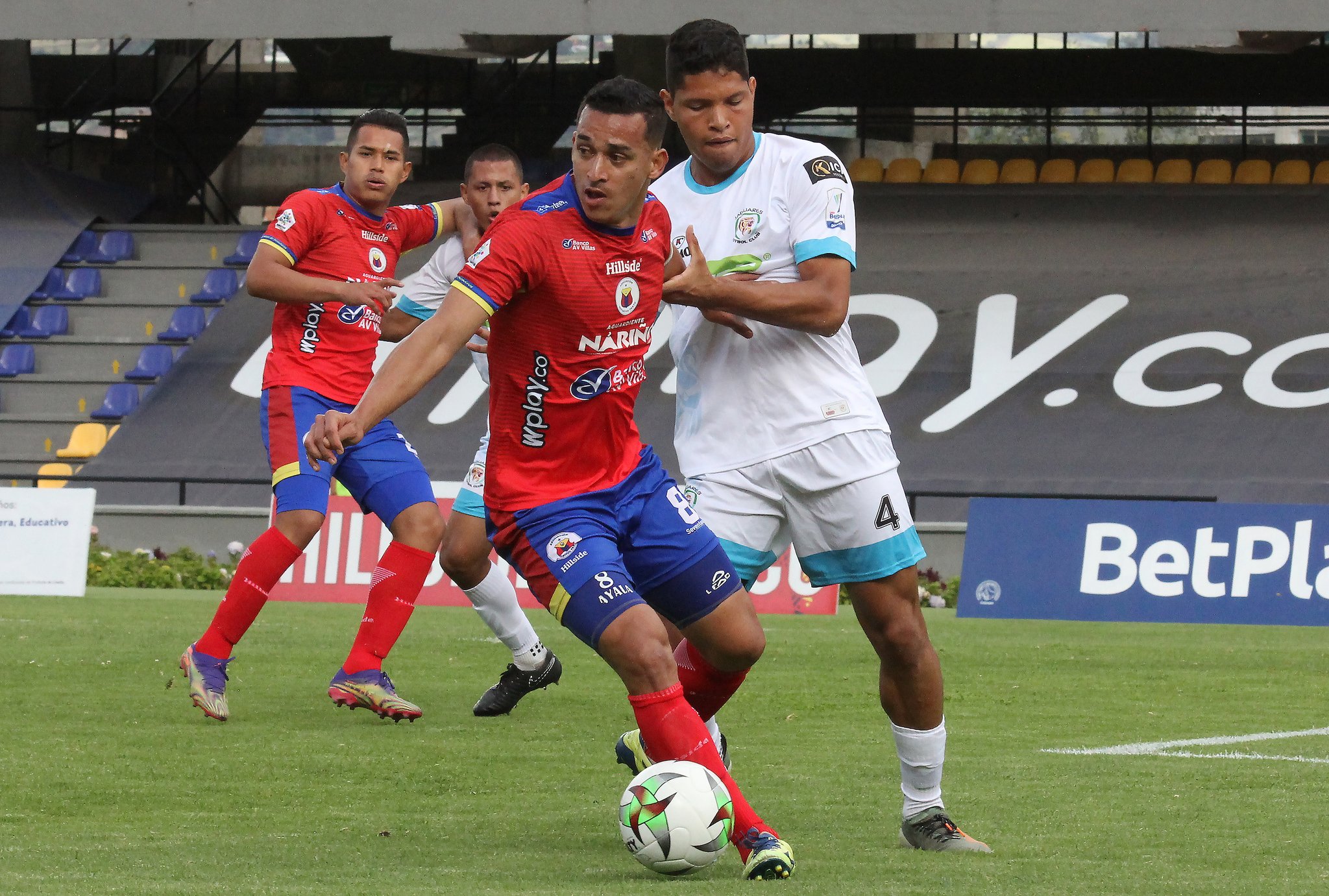 Jaguares se dejó empatar sobre el final en su visita al Pasto