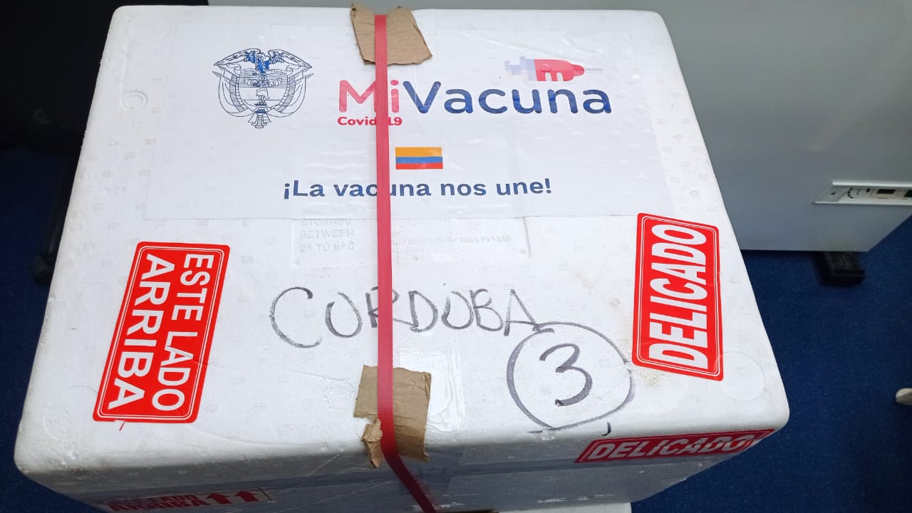 Este jueves Córdoba recibió 6243 vacunas chinas del laboratorio Sinovac
