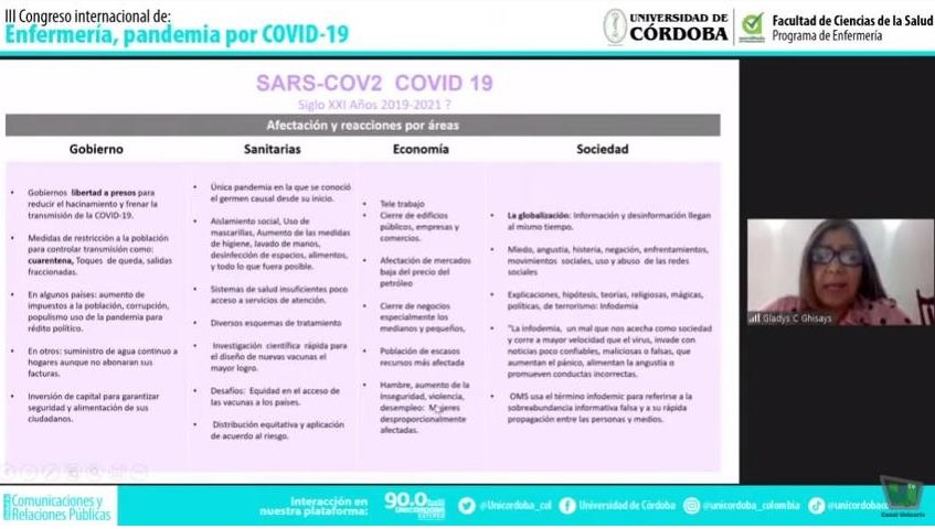 Ponente en congreso de la Unicórdoba alertó sobre el riesgo de la infodemia