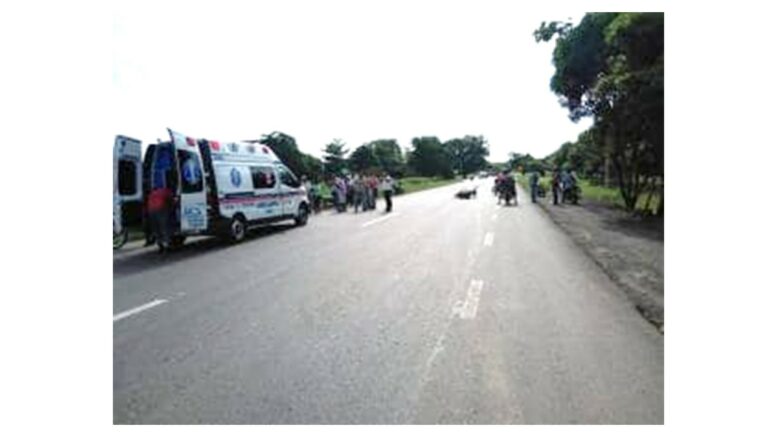 Motociclista en aparente estado de embriaguez se accidentó en la vía Ciénaga de Oro – Cereté