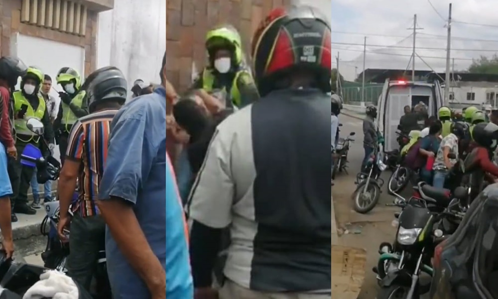 Se iba a robar una moto y casi lo linchan en Montería