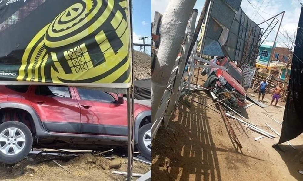Reportan aparatoso accidente de tránsito en Ciénaga de Oro