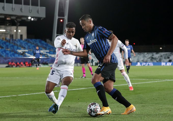 Muriel marcó golazo en la eliminación del Atalanta de la Champions ante Real Madrid