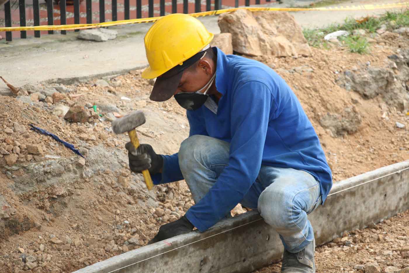 El avance en las obras de recuperación de la malla vial en Montería es de un 90%