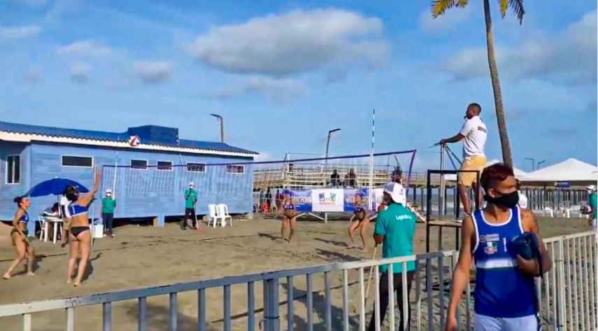Arrancó el Circuito Nacional Regional de Voleibol Playa en San Bernardo del Viento