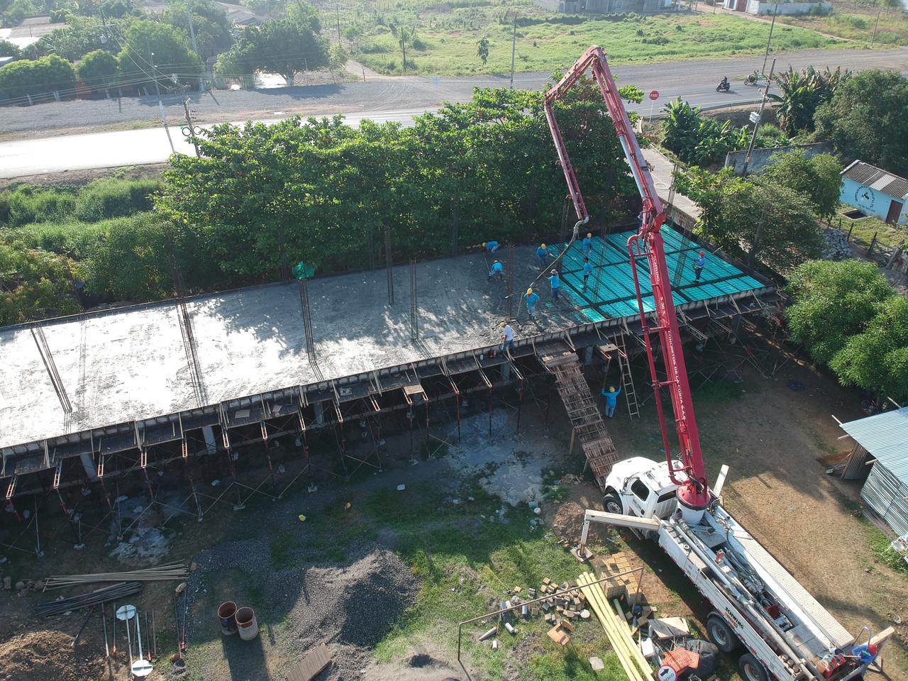 En un 35% avanza obra de infraestructura educativa en San Pelayo