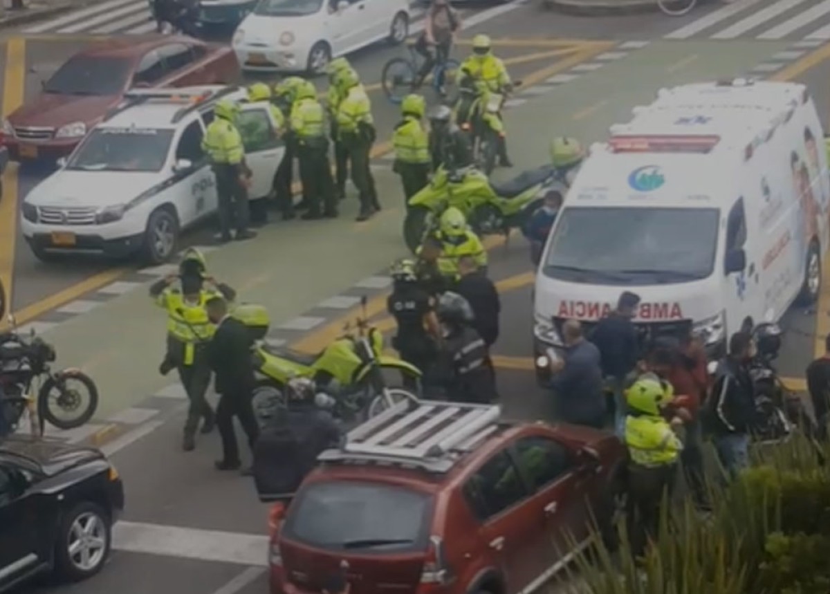 Dos muertos dejó balacera en Bogotá, uno de ellos es policía