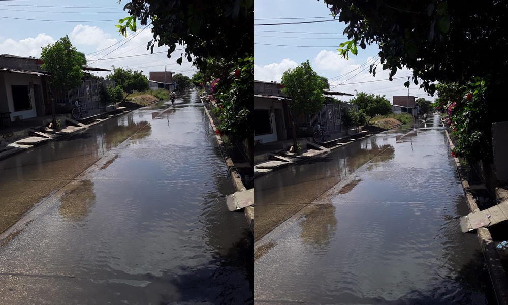 Habitantes cansados del rebosamiento de manjoles en el barrio El Dorado hacen llamado a la Alcaldía de Montería