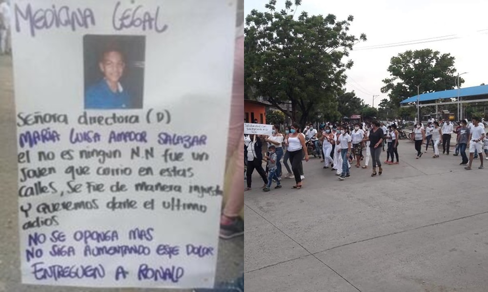 En Cotorra, protestaron contra Medicina Legal para que entregue el cuerpo de joven que murió en accidente de tránsito