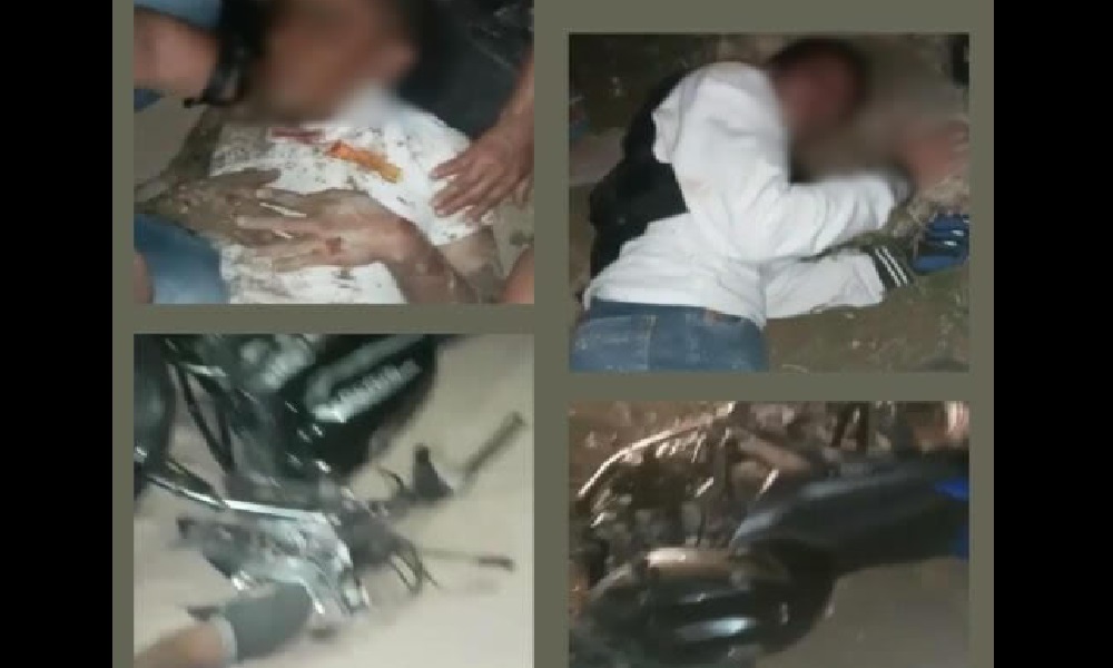 Dos heridos dejó choque de motocicletas en Ciénaga de Oro