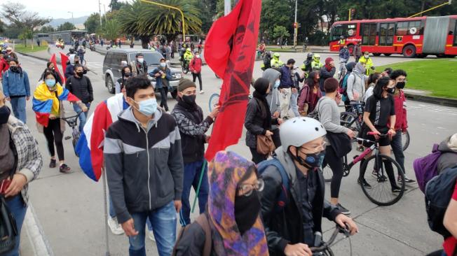 Desde temprano comenzaron las marchas de este 28 de abril en las principales ciudades de Colombia