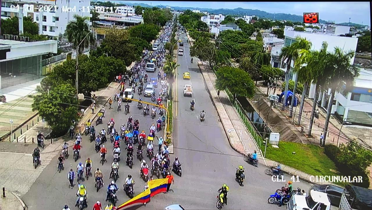 Balance positivo sobre primera jornada de manifestaciones en Montería