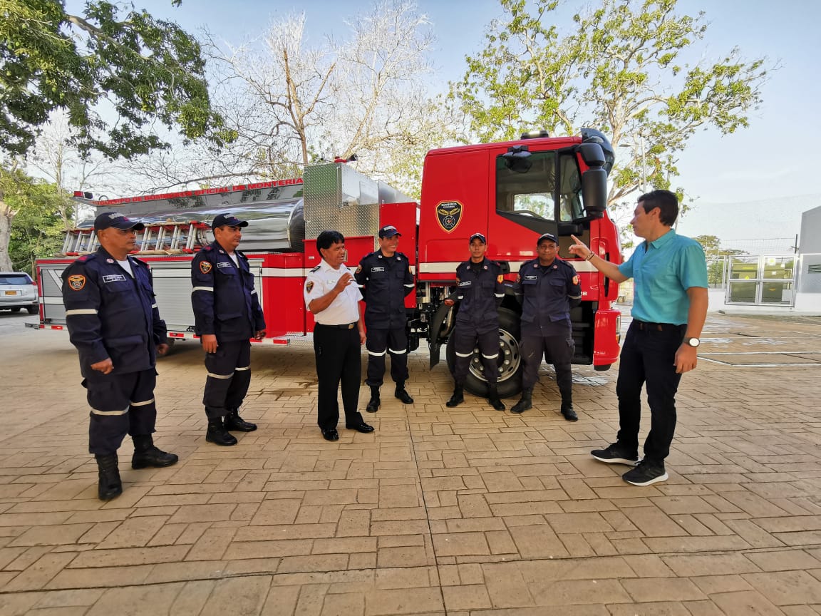 Al Cuerpo de Bomberos de Montería se incorporarían 12 nuevas unidades