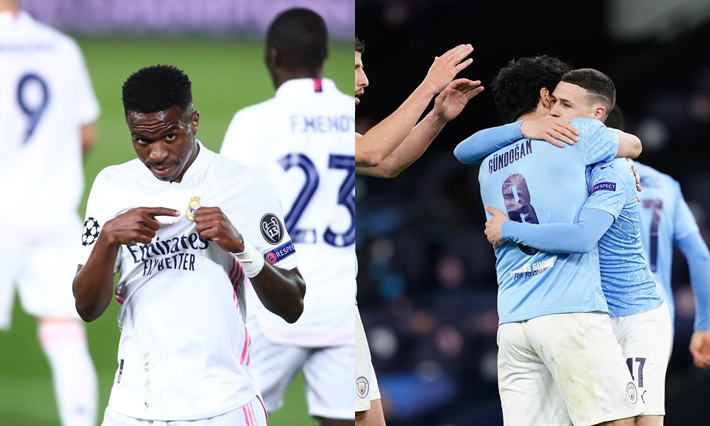 Champions: Real Madrid y Manchester City pegaron primero en los cuartos de final