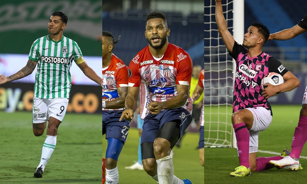 Nacional, Junior y Santa Fe disputarán hoy su segundo duelo por Libertadores