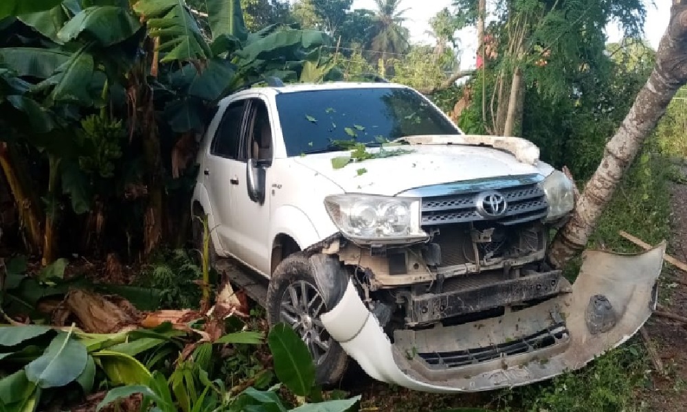 Camioneta se accidentó en la vía Cereté – San Pelayo