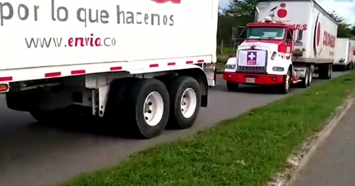 Sujetos aprovecharon la protesta y atacaron caravana médica que transportaba medicamentos para pacientes en UCI