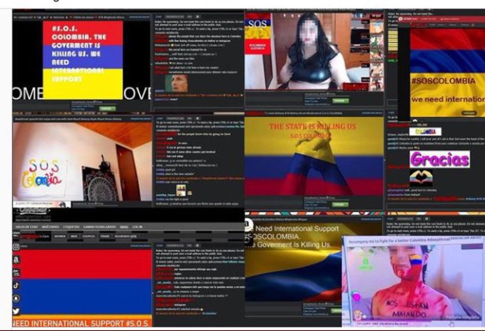 Modelos webcam callaron bocas, están repartiendo ayudas a manifestantes durante jornadas del paro nacional