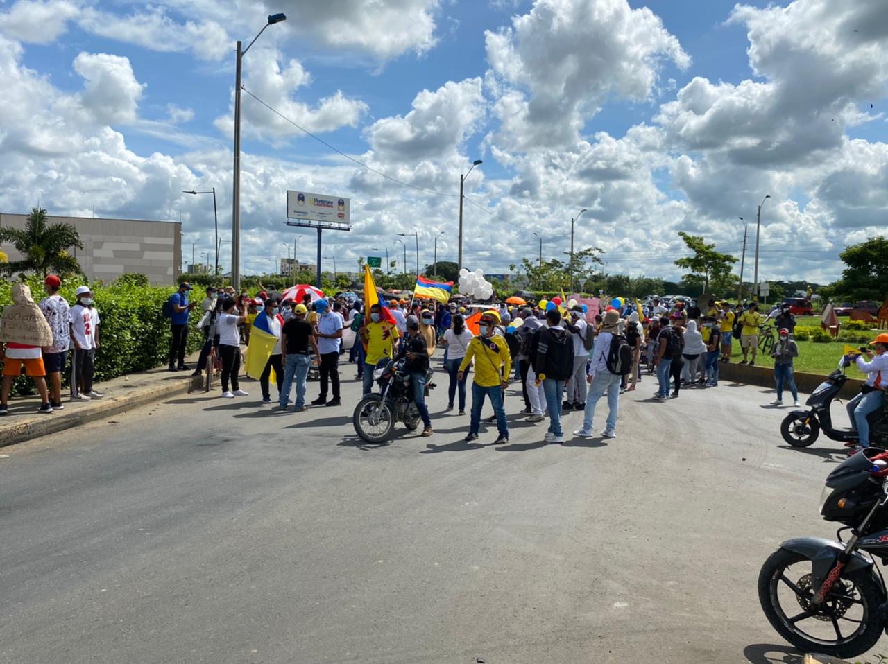 Paro Nacional: las marchas de este miércoles en Montería transcurren en total normalidad