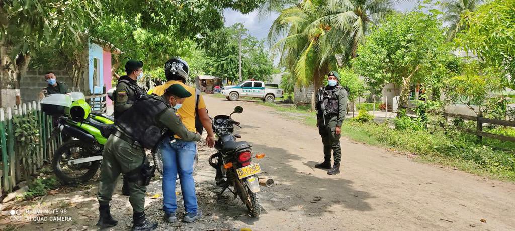 Continúan los puestos de control en zona rural de Montería tras incursión armada