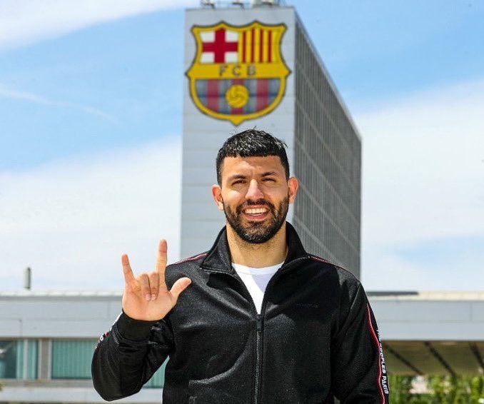 Agüero es nuevo jugador del Barcelona