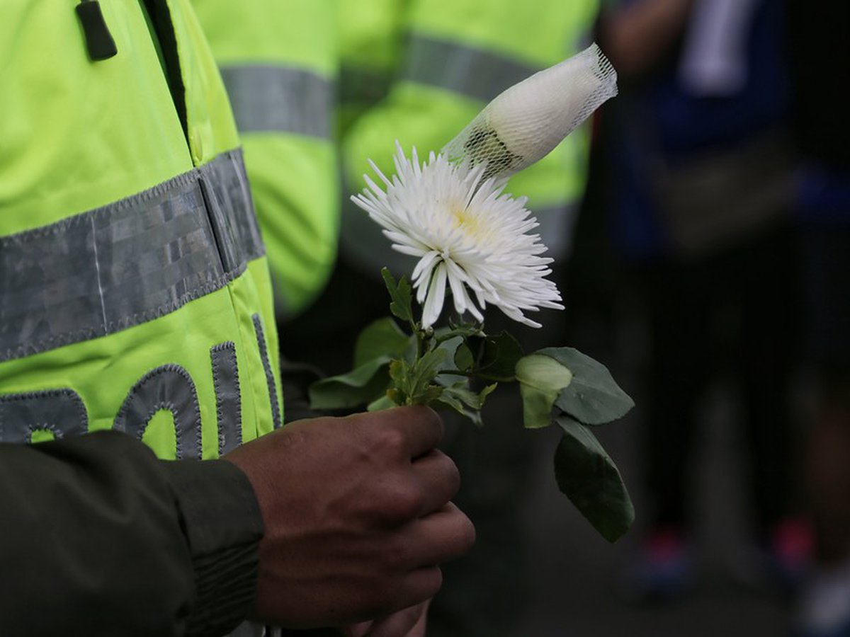 Emotiva, así fue la despedida del policía asesinado en Tierralta