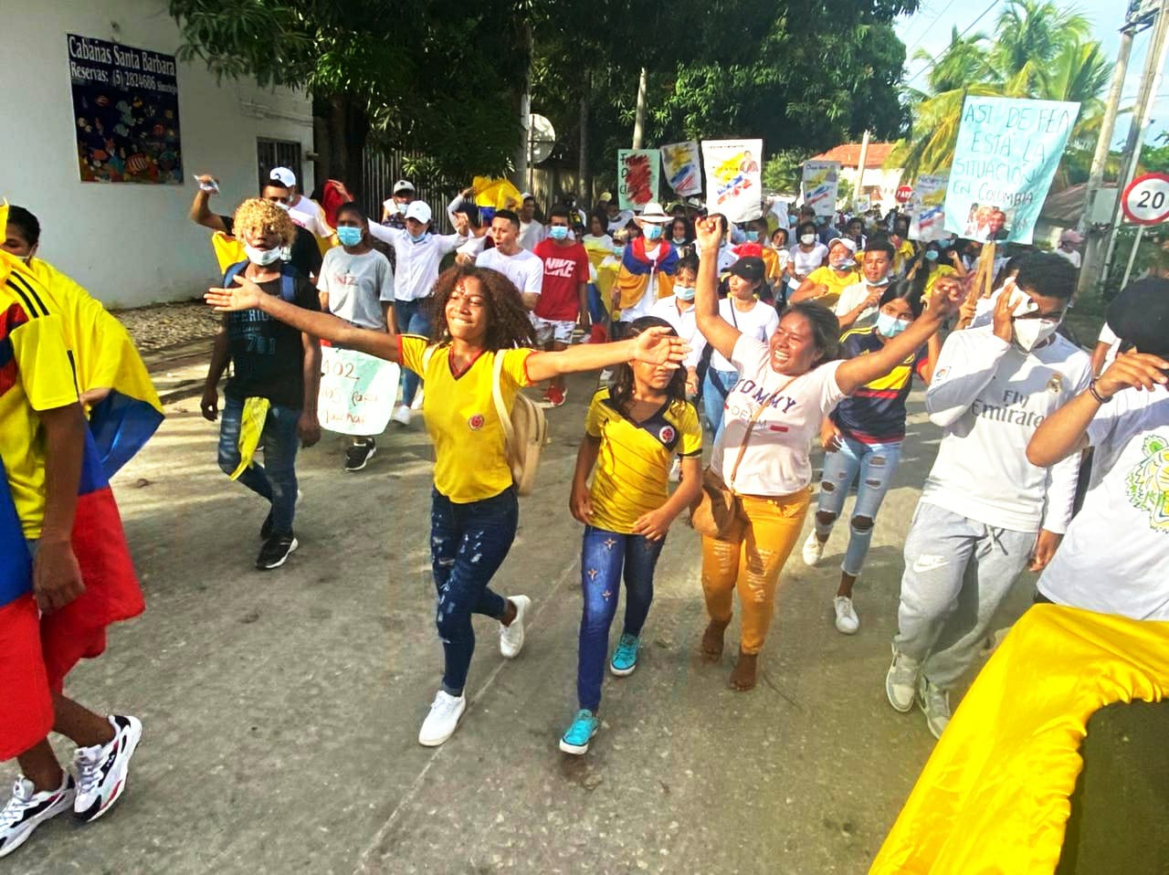 Alzaron su voz: jóvenes han protestado pacíficamente en Coveñas, Sucre